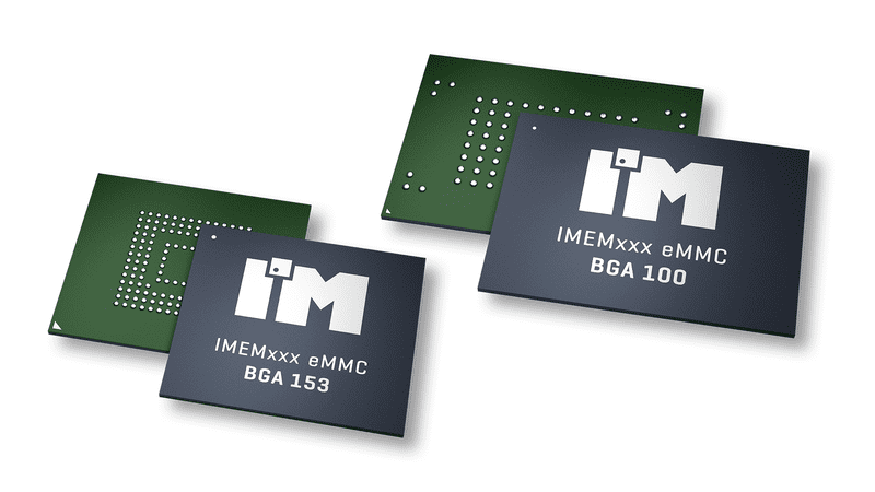 eMMC, 11.5x13 153 ball, 32GB, -40°C to 85°C