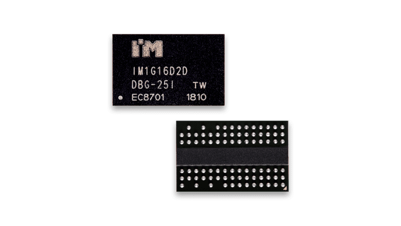 DDR2 2Gb, 1.8V, 512Mx4, 400MHz (800Mbps), 0C to +95C, FBGA-60