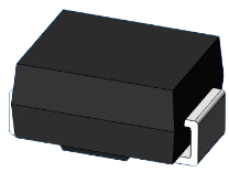 The UTC MBR1100 is a 1.0A schottky barrier rectifier, it uses
UTC’s advanced technology to provide customers with low
forward voltage drop, low reverse current and high efficiency, etc.
The UTC MBR1100 is suitable for free wheeling diodes, high
frequency inverters, low voltage and polarity protection diodes.