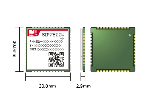 [SIM7600A-H] The SIM7600-H series is the LTE Cat 4 module which supports wireless communication modes of LTE-TDD/ LTE-FDD/HSPA+/GSM/GPRS/EDGE etc. It supports maximum 150Mbps downlink rate and 50Mbps uplink rate.